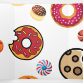 スイーツ1 三つ折りクリスマスカード (内部中)