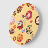 スイーツ2 ラージ壁時計 (傾斜)