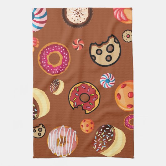 スイーツ3 キッチンタオル (縦)