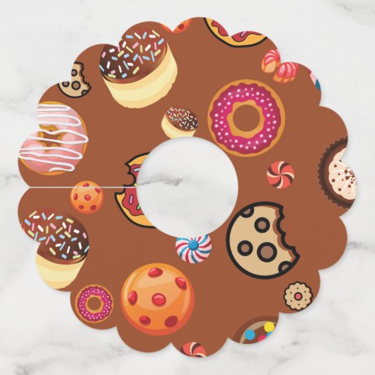 スイーツ3 ワイングラスタグ (正面)