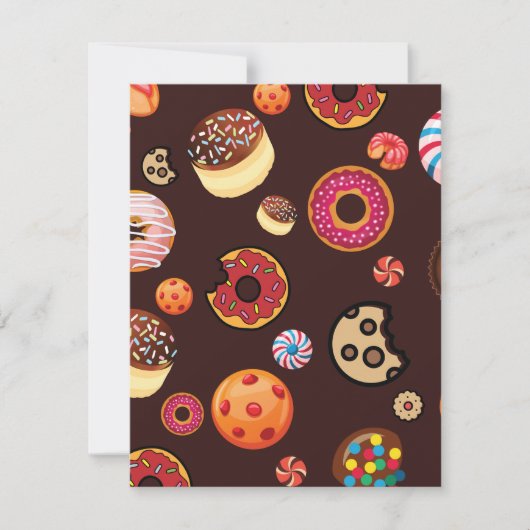 スイーツ4 ノートカード (正面)