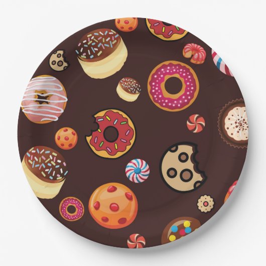 スイーツ4 ペーパープレート (正面)