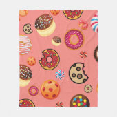 スイーツ5 フリースブランケット (正面)