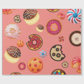 スイーツ5 ラッピングペーパー (フラット)