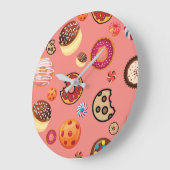 スイーツ5 ラージ壁時計 (傾斜)