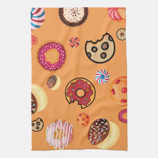 スイーツ6 キッチンタオル (縦)