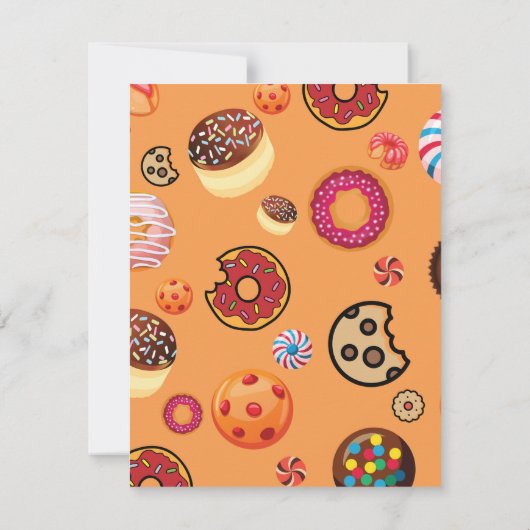 スイーツ6 ノートカード (裏面)