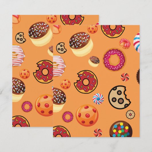 スイーツ6 ノートカード (正面/裏面)