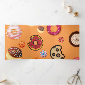 スイーツ6 三つ折りクリスマスカード (内部)