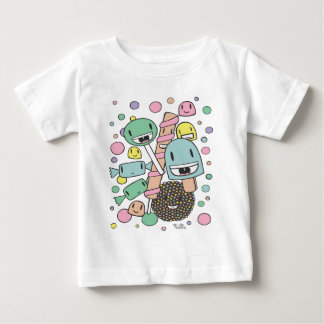 スイーツ キャンディ ロリポップ グミドロップ ベビーTシャツ
