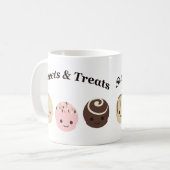 スイーツ&スイーツ!チョコレート コーヒーマグカップ (正面左)