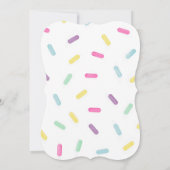 スイーツ スプリンクル 誕生日 招待状 (裏面)