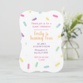 スイーツ スプリンクル 誕生日 招待状 (スタンド正面)