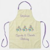 スイーツ&トリートベーカリーパーソナライズされた- エプロン (正面)