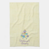 スイーツ&トリートベーカリーパーソナライズされた- キッチンタオル (縦)