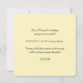 スイーツ-子供の誕生日パーティーカード招待状 招待状 (裏面)