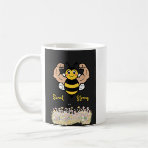 スイートだけど強い - abeille mignonne コーヒーマグカップ