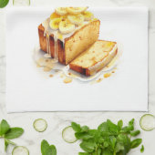 スイートなケーキのデザイン キッチンタオル (折り畳み)