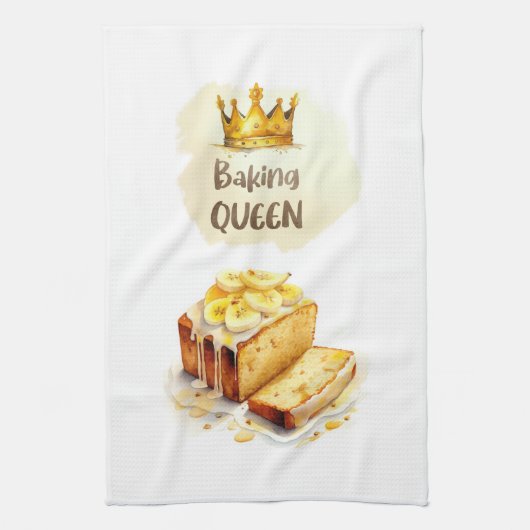 スイートなケーキのデザイン キッチンタオル (縦)