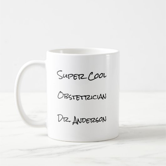 スイートな待ち時間です、落ち着いて コーヒーマグカップ (左)