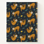 スイートな昼寝のスロー「気軽に」 ノートブック (裏面)