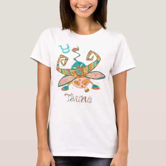 スイートな牡牛座の雄牛 Tシャツ (正面)