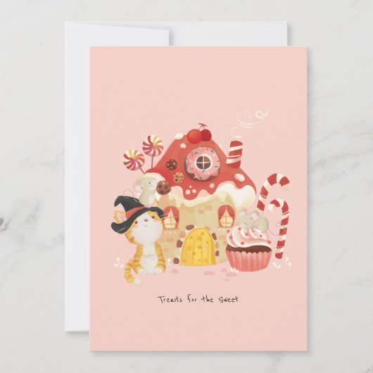 スイートな生姜の家の贈り物 サンキューカード (正面)