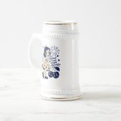 スイートな7月4日の独立記念日 ビールジョッキ (正面左)