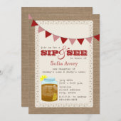 スイートアイスティーシップアンドシー招待状 招待状 (正面/裏面)