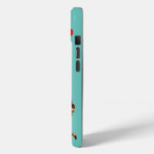 スイートアゴヒゲトカゲ グリーンバレンタイン Case-Mate iPhoneケース (裏面 / 左)