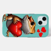 スイートアゴヒゲトカゲ グリーンバレンタイン Case-Mate iPhoneケース (裏面 (横))
