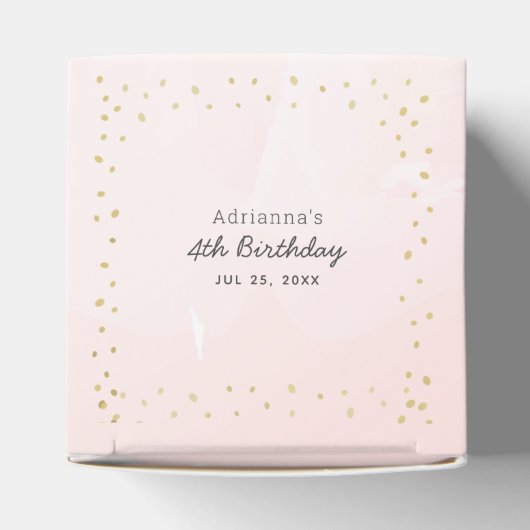 スイートアザピーチガールピンク誕生日 フェイバーボックス (上部)