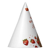 スイートアストロベリーガールハッピーバースデーパーティー パーティーハット (左)