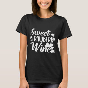 スイートアストロベリーワインカントリー音楽ワインドリンケ Tシャツ