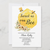 スイートアズカンビーベビーシャワー招待状 招待状 (正面)