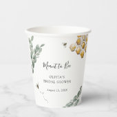 スイートアズカンビーユーカリプタスブライダルシャワー 紙コップ (正面)