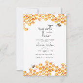 スイートアズバジェットベビーシャワー招待状 ノートカード (正面)