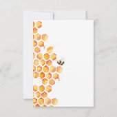 スイートアズバジェットベビーシャワー招待状 ノートカード (裏面)