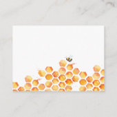 スイートアズビービー（昆虫）マルハナバチベビーシャワー | アドバイスカード (裏面)