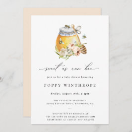 スイートアズビーベイビーシャワー招待状 招待状
