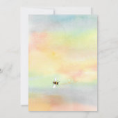 スイートアズビーベイビーシャワー招待状 招待状 (裏面)