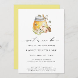 スイートアズビーベイビーシャワー招待状 招待状