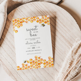 スイートアズビーベイビーシャワー招待状 招待状