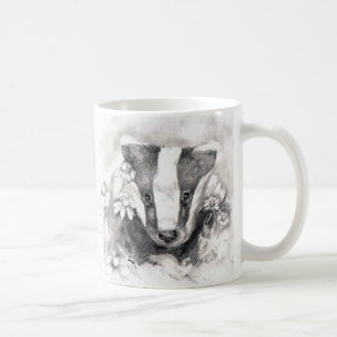 スイートアナグマのスケッチマグ コーヒーマグカップ