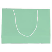 スイートアフリカンアメリカンプリンセス誕生日 ラージペーパーバッグ (裏面)