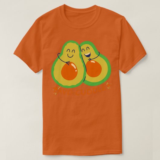 スイートアボカドデザイン Tシャツ (デザイン正面)