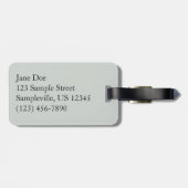 スイートアリスサムフラワーホワイトフローラ ラゲッジタグ (裏面横)