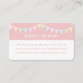 スイートアルパカラマ女の子ベビーシャワーブズベビー エンクロージャーカード