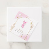 スイートアーエレガントチバレリーナガールベビーシャワー フェイバータグ (インサイチュ)