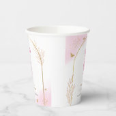 スイートアーエレガントチバレリーナシューズベビーシャワー 紙コップ (左)